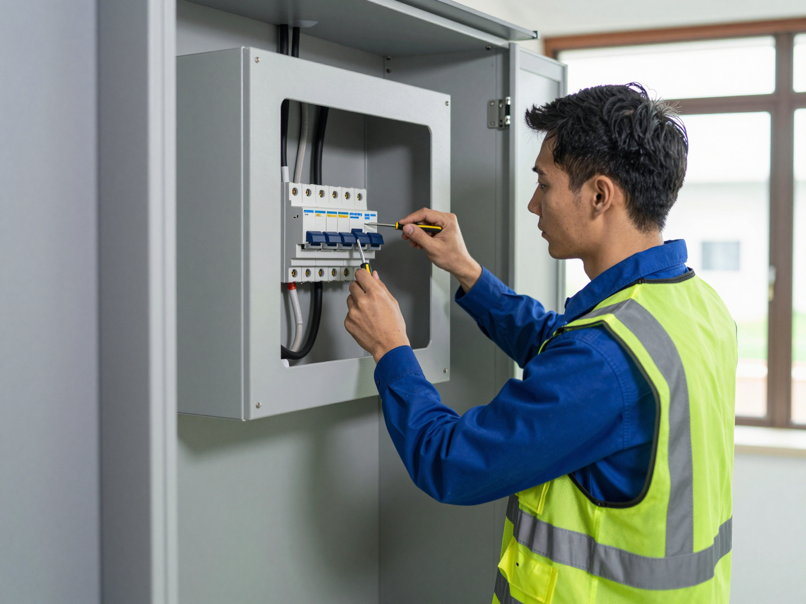 Electrical circuit breaker installation
